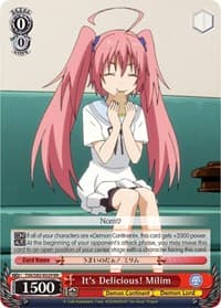 It's Delicious! Milim - That Time I Got Reincarnated as a Slime Vol.2 - Weiss Schwarz card