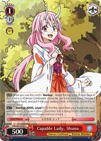 Capable Lady, Shuna - That Time I Got Reincarnated as a Slime Vol.2 - Weiss Schwarz card