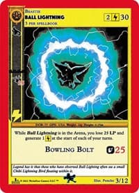 Ball Lightning - Cryptid Nation: First Edition Tribal Theme Decks - MetaZoo card