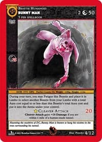 Bunny Man - Cryptid Nation: First Edition Tribal Theme Decks - MetaZoo card