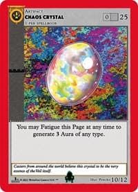 Chaos Crystal (Pukwudgie Chieftain) - Cryptid Nation: First Edition Tribal Theme Decks - MetaZoo card