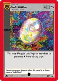 Chaos Crystal (Salamander Queen) - Cryptid Nation: First Edition Tribal Theme Decks - MetaZoo card