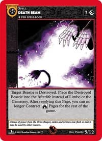 Death Beam - Cryptid Nation: First Edition Tribal Theme Decks - MetaZoo card