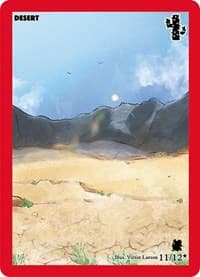 Desert - Cryptid Nation: First Edition Tribal Theme Decks - MetaZoo card