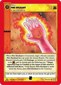 Fire Enchant - Cryptid Nation: First Edition Tribal Theme Decks - MetaZoo card
