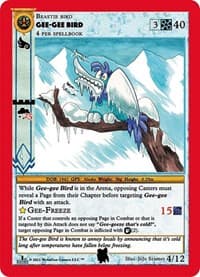 Gee-Gee Bird - Cryptid Nation: First Edition Tribal Theme Decks - MetaZoo card