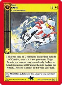 Haste - Cryptid Nation: First Edition Tribal Theme Decks - MetaZoo card