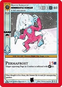 Minnesota Iceman - Cryptid Nation: First Edition Tribal Theme Decks - MetaZoo card