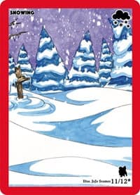 Snowing - Cryptid Nation: First Edition Tribal Theme Decks - MetaZoo card