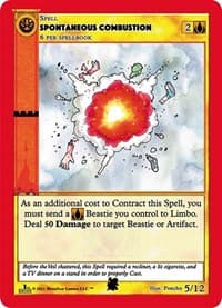 Spontaneous Combustion - Cryptid Nation: First Edition Tribal Theme Decks - MetaZoo card