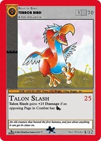 Terror Bird - Cryptid Nation: First Edition Tribal Theme Decks - MetaZoo card