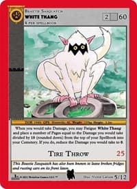 White Thang - Cryptid Nation: First Edition Tribal Theme Decks - MetaZoo card