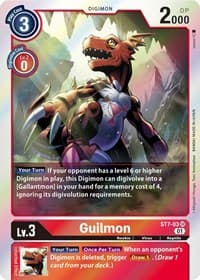 Guilmon - Starter Deck 07: Gallantmon - Digimon Card Game card