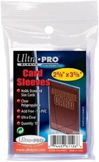 Ultra Pro 2 5/8" x 3 5/8" Soft Card Sleeves (100-Pack) - Ultra Pro Card Sleeves - Card Sleeves card