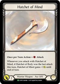 Hatchet of Mind - LGS050 - Flesh and Blood: Promo Cards - Flesh and Blood TCG card