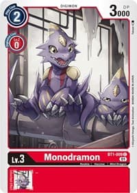 Monodramon - BT1-009 (Alternate Art) - Starter Deck 07: Gallantmon - Digimon Card Game card