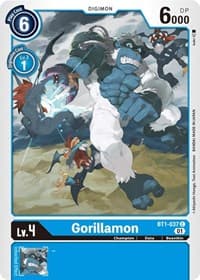 Gorillamon - BT1-037 (Alternate Art) - Starter Deck 08: Ulforce Veedramon - Digimon Card Game card