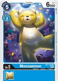 Monzaemon - BT1-038 (Alternate Art) - Starter Deck 08: Ulforce Veedramon - Digimon Card Game card