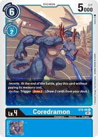 Coredramon - Starter Deck 08: Ulforce Veedramon - Digimon Card Game card