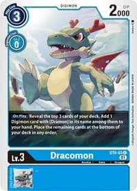 Dracomon - Starter Deck 08: Ulforce Veedramon - Digimon Card Game card