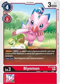Biyomon - Starter Deck 07: Gallantmon - Digimon Card Game card