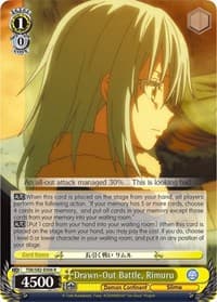 Drawn-Out Battle, Rimuru - That Time I Got Reincarnated as a Slime Vol.2 - Weiss Schwarz card