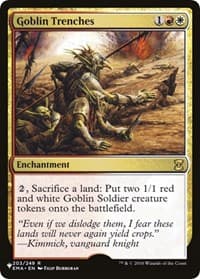 Goblin Trenches - The List Reprints - Magic: The Gathering card