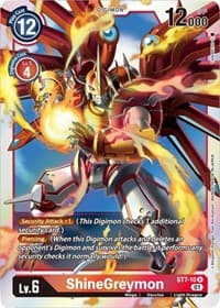 ShineGreymon - Starter Deck 07: Gallantmon - Digimon Card Game card