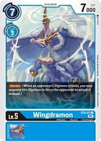Wingdramon - Starter Deck 08: Ulforce Veedramon - Digimon Card Game card