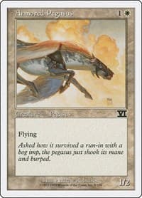 Armored Pegasus - Classic Sixth Edition - Magic: The Gathering card