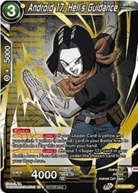 Android 17, Hell's Guidance (Championship Pack 2021 Vol.3) (Winner Gold Stamped) - Promotion Cards - Dragon Ball Super: Masters card