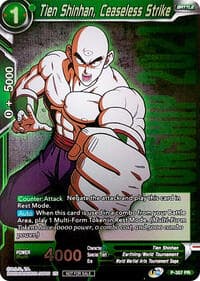 Tien Shinhan, Ceaseless Strike (Championship Pack 2021 Vol.3) - Promotion Cards - Dragon Ball Super: Masters card