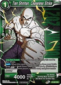 Tien Shinhan, Ceaseless Strike (Championship Pack 2021 Vol.3) (Winner Gold Stamped) - Promotion Cards - Dragon Ball Super: Masters card