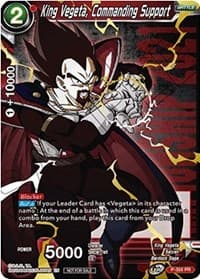 King Vegeta, Commanding Support (Championship Pack 2021 Vol.3) (Winner Gold Stamped) - Promotion Cards - Dragon Ball Super: Masters card
