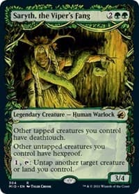 Saryth, the Viper's Fang (Showcase) - Innistrad: Midnight Hunt - Magic: The Gathering card
