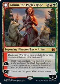 Arlinn, the Pack's Hope - Innistrad: Midnight Hunt - Magic: The Gathering card