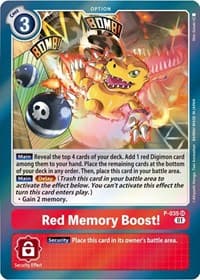 Red Memory Boost! - Digimon Promotion Cards - Digimon Card Game card