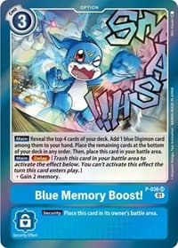 Blue Memory Boost! - Digimon Promotion Cards - Digimon Card Game card