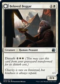 Beloved Beggar - Innistrad: Midnight Hunt - Magic: The Gathering card