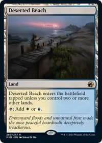 Deserted Beach - Innistrad: Midnight Hunt - Magic: The Gathering card