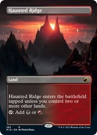 Haunted Ridge (Borderless) - Innistrad: Midnight Hunt - Magic: The Gathering card