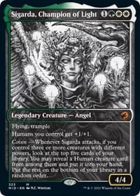 Sigarda, Champion of Light (Showcase) - Innistrad: Midnight Hunt - Magic: The Gathering card