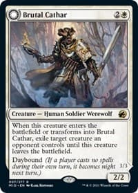 Brutal Cathar - Innistrad: Midnight Hunt - Magic: The Gathering card