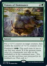 Visions of Dominance - Commander: Innistrad: Midnight Hunt - Magic: The Gathering card