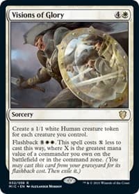 Visions of Glory - Commander: Innistrad: Midnight Hunt - Magic: The Gathering card
