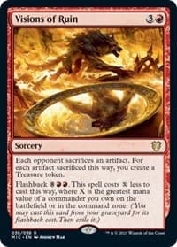 Visions of Ruin - Commander: Innistrad: Midnight Hunt - Magic: The Gathering card