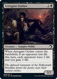 Arrogant Outlaw - Innistrad: Midnight Hunt - Magic: The Gathering card