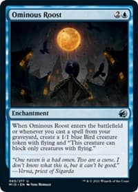 Ominous Roost - Innistrad: Midnight Hunt - Magic: The Gathering card