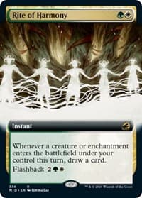 Rite of Harmony (Extended Art) - Innistrad: Midnight Hunt - Magic: The Gathering card