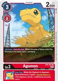 Agumon - Double Diamond - Digimon Card Game card